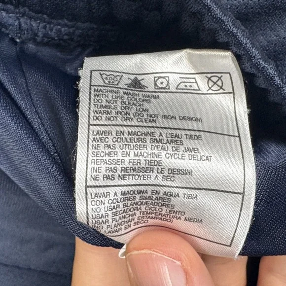 VTG Nike Track Pants Mens L Blue Pull On Lounge Athletic Y2K Basketball Gym - Picture 8 of 15